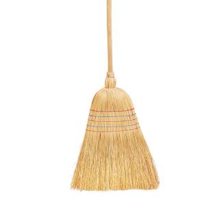Grass Broom with Long Handle without Plastic