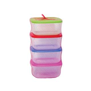 Square Food Container, 4 pcs set