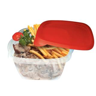 Food Container Fast & Easy Square 3 pcs set