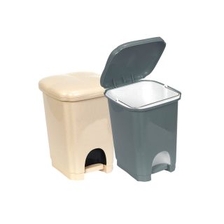 Square Waste Basket with Foot Pedal for Toilet