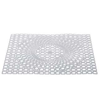 Washstand Mat for Sink White Double-Use