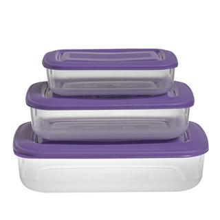 Food Container Rectangular 3 pcs set